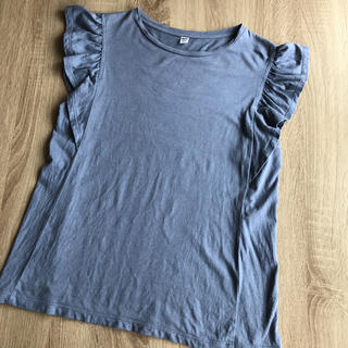 ユニクロ(UNIQLO)の袖フリル ティシャツ(Tシャツ(半袖/袖なし))