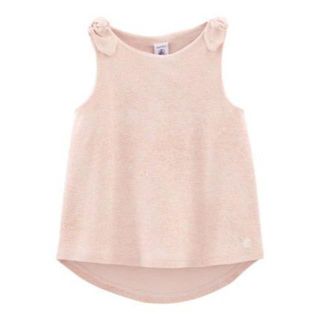 プチバトー(PETIT BATEAU)のJARADA様専用♡4ans プチバトー ラメノースリーブカットソー(Tシャツ/カットソー)