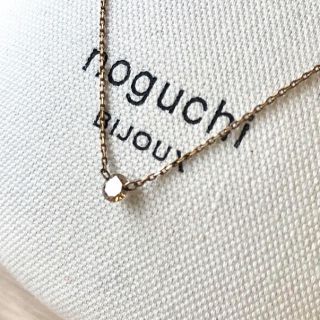 ドゥーズィエムクラス(DEUXIEME CLASSE)の【本日限定値下げ】noguchiブラウンダイヤ一粒ネックレス(ネックレス)