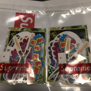 シュプリーム(Supreme)の2セット supreme ステッカーセット(ノベルティグッズ)