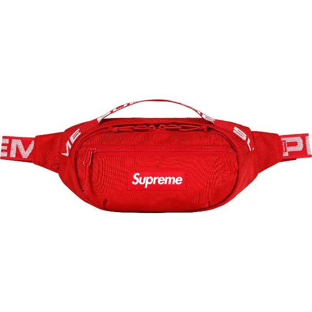 品質満点！ Supreme Supreme Waist Bag Red 18SS ウエストポーチ