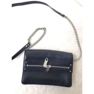 ミリー(Milly)の【美品/送料無料】MILLY ミリー ショルダーバッグ ブラック(ショルダーバッグ)