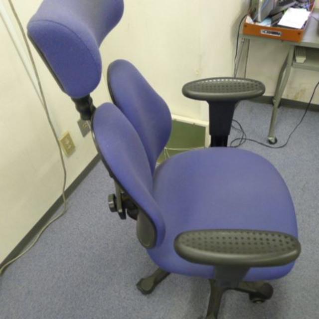 腰痛・肩こり対策用ハイバックチェア インテリア/住まい/日用品の椅子/チェア(ハイバックチェア)の商品写真