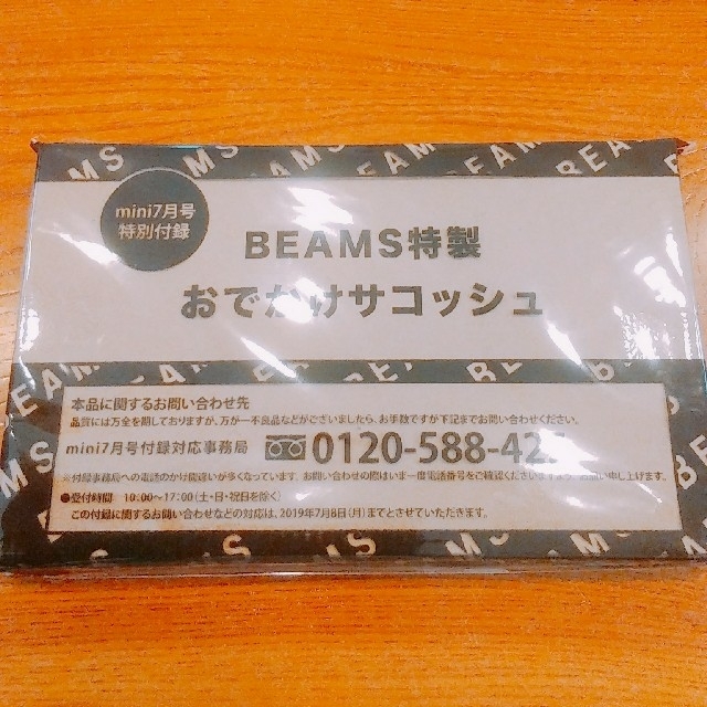 BEAMS(ビームス)のmini 7月号 付録 エンタメ/ホビーの雑誌(ファッション)の商品写真