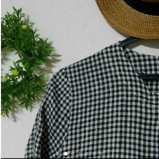 美品！ fog linen work リネン メイガンワンピース