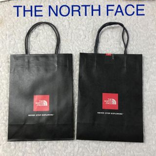 ザノースフェイス(THE NORTH FACE)のノースフェイス 紙袋 小さめショッパー ショップ袋 W20×H27×D10 2枚(ショップ袋)