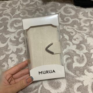 ムルーア(MURUA)のiPhone6 手帳型 ケース ポケット、ミラー付き(iPhoneケース)