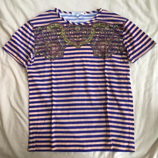 カルヴェン(CARVEN)のCARVEN カルヴェン ♡ ペイズリー × ボーダー Tシャツ カットソー(Tシャツ(半袖/袖なし))