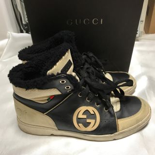 グッチ(Gucci)の値下げ‼️レア GUCCI グッチ スニーカー  　オフホワイト(スニーカー)