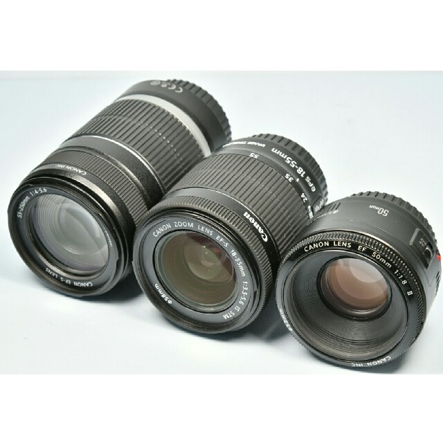 Canon - Canon EOS 9000D 標準＆望遠＆単焦点トリプルレンズセットの通販 by alice123's shop｜キヤノンならラクマ 定番即納