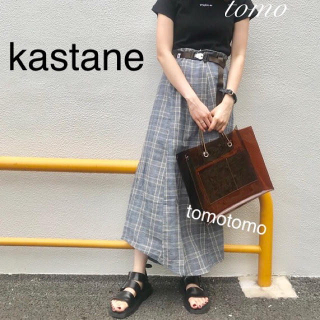 Kastane(カスタネ)の新品❁﻿カスタネ アシメチェックスカート レディースのスカート(ロングスカート)の商品写真