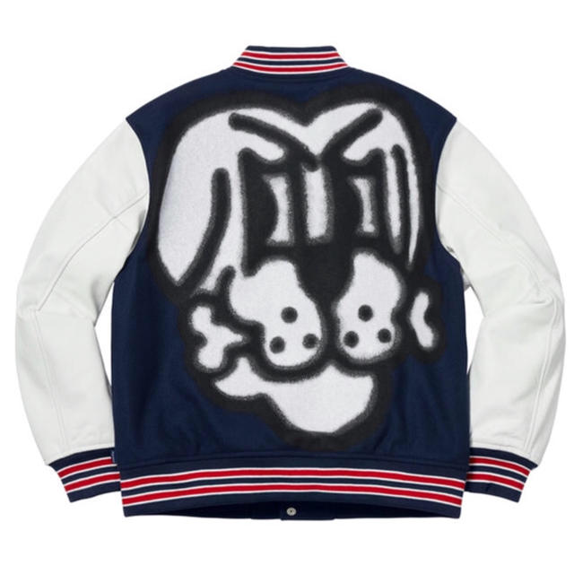 Supreme Bone Varsity Jacket