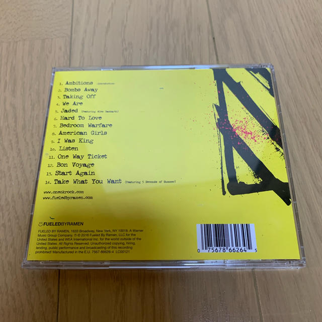 ONE OK ROCK(ワンオクロック)のONE OK ROCK AMBITIONS【輸入盤】 エンタメ/ホビーのCD(ポップス/ロック(邦楽))の商品写真