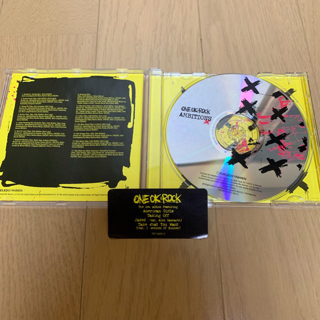 ONE OK ROCK(ワンオクロック)のONE OK ROCK AMBITIONS【輸入盤】 エンタメ/ホビーのCD(ポップス/ロック(邦楽))の商品写真