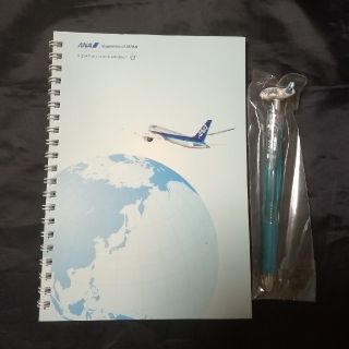 エーエヌエー(ゼンニッポンクウユ)(ANA(全日本空輸))のANA  ボールペン＆ノート 新品未使用(その他)