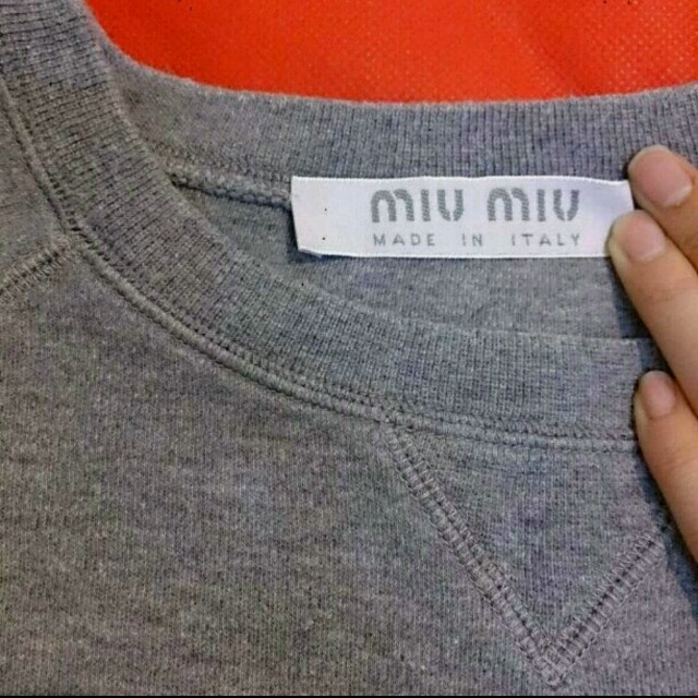 miumiu - Miu Miu ミュウミュウ スウェットの通販 by 。.:*nnn shop