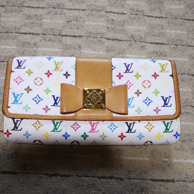 LOUIS VUITTON - マルチカラー 財布 ヴィトン モノグラム リボンの通販 by バービー's shop｜ルイヴィトンならラクマ