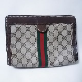 グッチ(Gucci)の
人気GG総柄90s!オールドグッチ高級イタリア製クラッチバッグビンテージ！
(セカンドバッグ/クラッチバッグ)