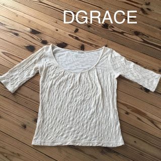 ディグレース(DGRACE)のDGRACE（ディグレイス）綿 麻 七分袖(カットソー(長袖/七分))