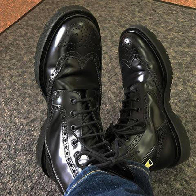 PRADA - プラダ☆レースアップブーツ☆ウイングチップ☆再値下げの通販
