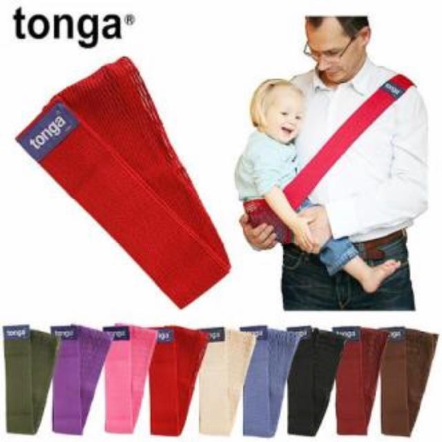 tonga(トンガ)のトンガ スリング 携帯抱っこ紐 M キッズ/ベビー/マタニティの外出/移動用品(抱っこひも/おんぶひも)の商品写真