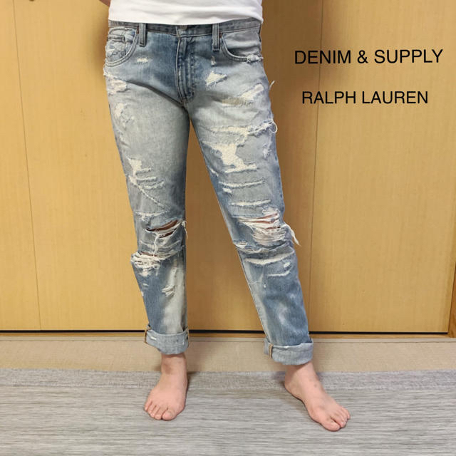 Denim & Supply Ralph Lauren(デニムアンドサプライラルフローレン)の最終値下げ★DENIM ＆ SUPPLY ラルフローレン ボーイフレンド デニム レディースのパンツ(デニム/ジーンズ)の商品写真