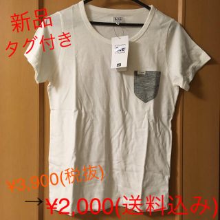 リー(Lee)の【値下げ】LeeＴシャツ ホワイト(Tシャツ(半袖/袖なし))