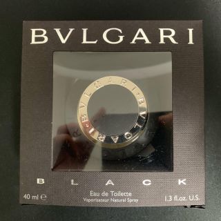 ブルガリ(BVLGARI)のBVLGARI BLACK 40ml ほぼ未使用(香水(男性用))