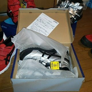 アシックス(asics)の27 新品 シルバー アシックス 安全靴 ウィンジョブ FIS53S asics(スニーカー)