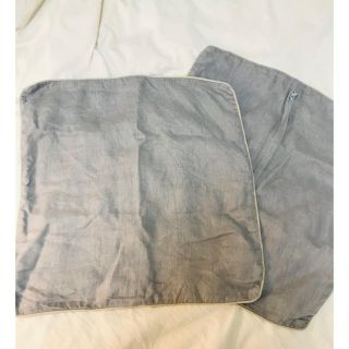 ザラホーム(ZARA HOME)のZARA HOME リネン クッション カバー2枚(クッションカバー)