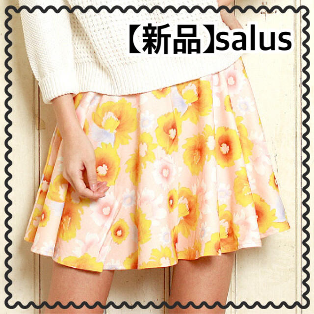 salus(サルース)の【新品】サルース 花柄スカート レディースのスカート(ミニスカート)の商品写真