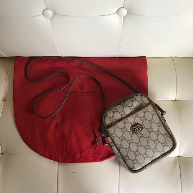 Gucci - レア 美品 GUCCI オールド グッチ ショルダー バッグ ポシェット 可愛いの通販 by Safari｜グッチならラクマ