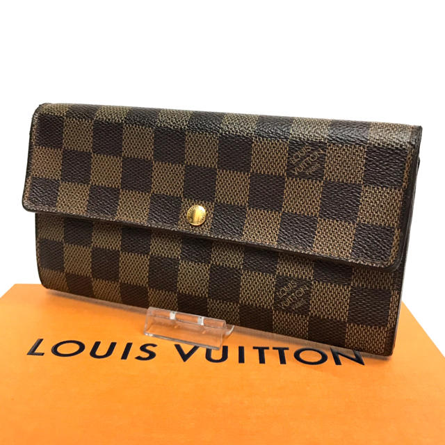 LOUIS VUITTON - ルイヴィトン ダミエ 長財布 可愛い サラ 定番モデル 人気 使いやすいの通販 by はな｜ルイヴィトンならラクマ