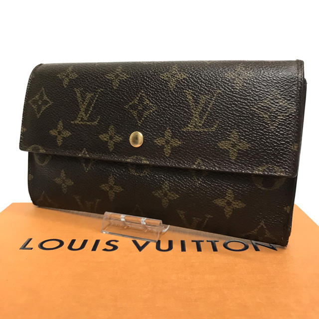 LOUIS VUITTON - ルイヴィトン モノグラム 長財布 三つ折り財布 使いやすい ポケット広々 可愛いの通販 by はな｜ルイヴィトンならラクマ