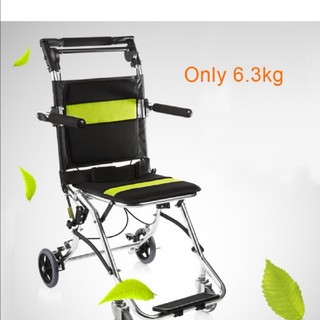 yuwell 超軽量折り畳み車椅子 軽量型搬送 椅子 携帯式車椅子搬送