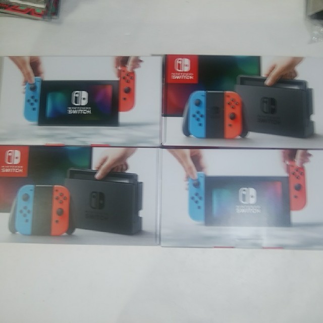 Nintendo Switch - ニンテンドー　スイッチ　3000円クーポン付き　4台セット　ネオン