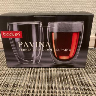 ボダム(bodum)の新品 BODUM PAVINA 350ml グラス 2個セット(グラス/カップ)