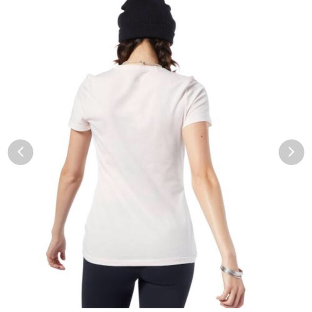 Reebok(リーボック)のリーボック GS デルタ トレース Tシャツ 薄ピンク レディースのトップス(Tシャツ(半袖/袖なし))の商品写真