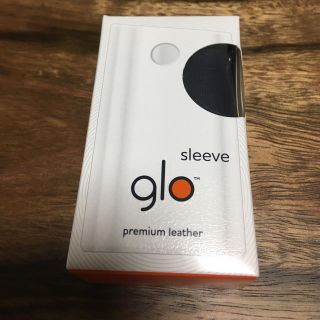 グロー(glo)の新品 グローレザースリーブ ネイビー 未使用品(タバコグッズ)