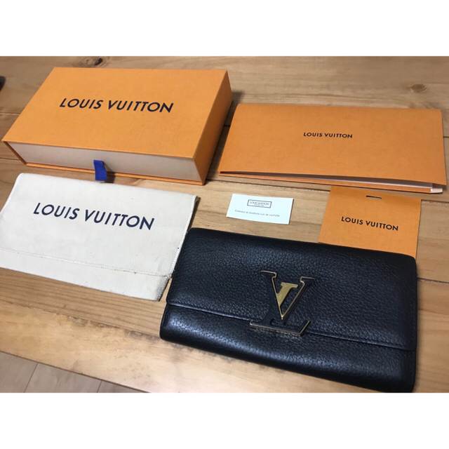 LOUIS VUITTON - ルイ・ヴィトン LOUIS VUITTON カプシーヌ 長財布 ノワールの通販 by rui's shop｜ルイヴィトンならラクマ