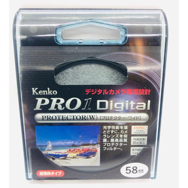 Kenko(ケンコー)のKenko PRO1 Digital レンズプロテクター 58mm スマホ/家電/カメラのカメラ(フィルター)の商品写真