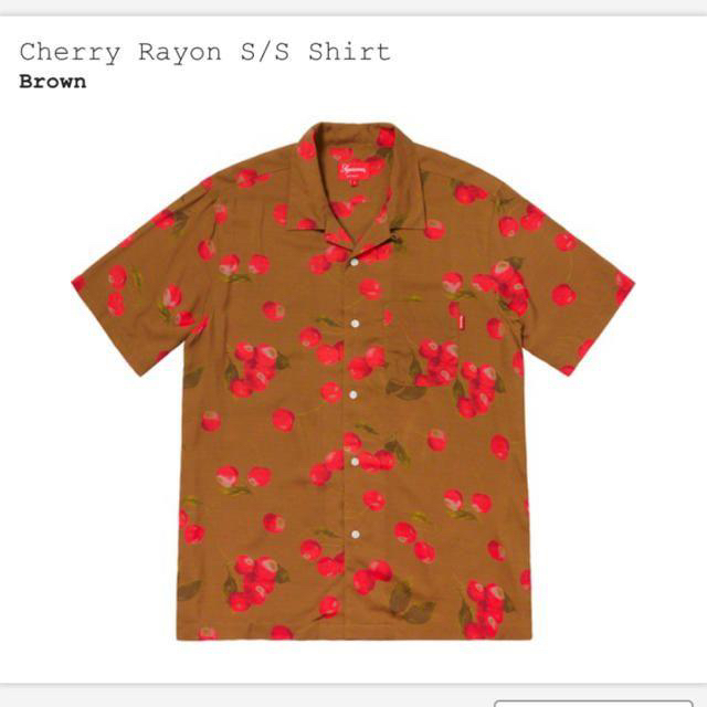 Supreme Cherry Rayon s/s Shirt M