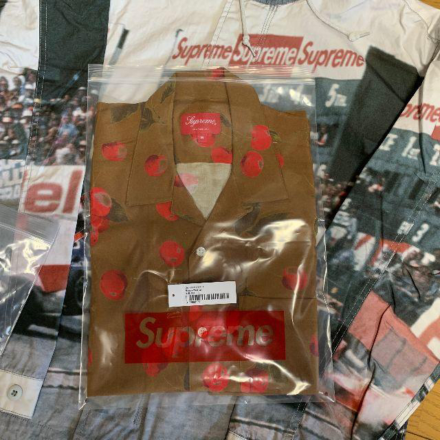Supreme Cherry Rayon s/s Shirt M シャツ - maquillajeenoferta.com