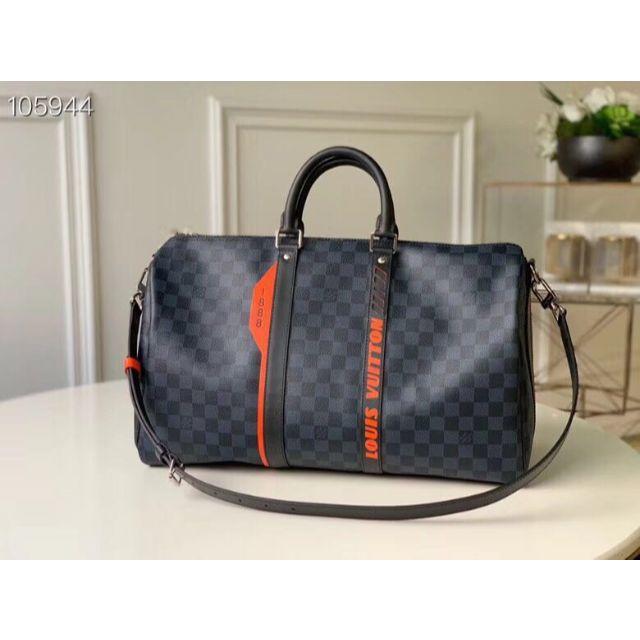 LOUIS VUITTON - 【LOUIS VUITTON】オレンジロゴ ダミエ･コバルト バッグの通販 by ワカ0's shop｜ルイヴィトンならラクマ