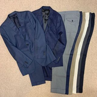 スーツカンパニー(THE SUIT COMPANY)のスーツカンパニー　ユニクロ　ベイクルーズ　スーツ×2、スラックス×６　セット(セットアップ)