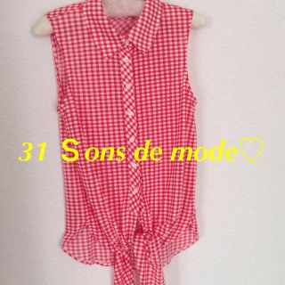 トランテアンソンドゥモード(31 Sons de mode)のお値下げしました♡31Sons de mode♡ブラウス(シャツ/ブラウス(半袖/袖なし))