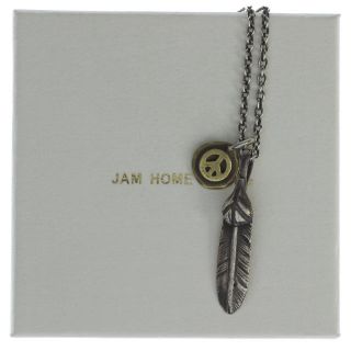 ジャムホームメイドアンドレディメイド(JAM HOME MADE & ready made)のPEACE PROJECTネックレス【JAM HOME MADEコラボ】シルバー(ネックレス)