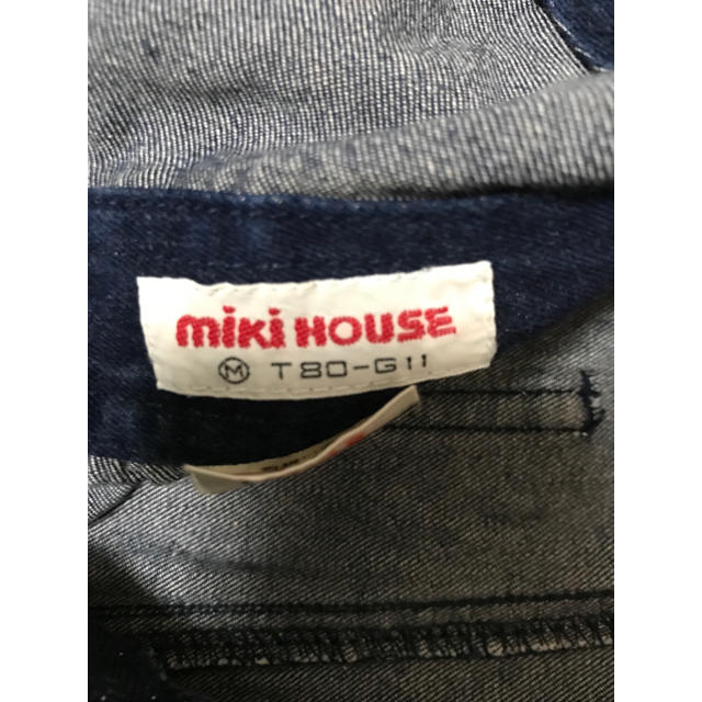 mikihouse(ミキハウス)のミキハウス ジャンパースカート キッズ/ベビー/マタニティのベビー服(~85cm)(スカート)の商品写真