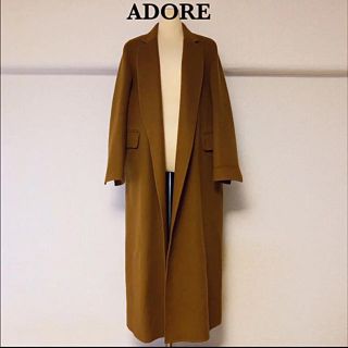 アドーア(ADORE)のADORE アドーア 定価9万円 コート ウール ロングコート チェスター M(ロングコート)