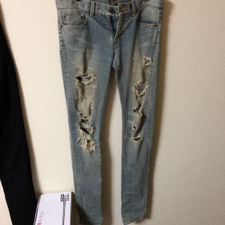 サンローラン(Saint Laurent)のサンローラン 14aw デストロイデニム(デニム/ジーンズ)